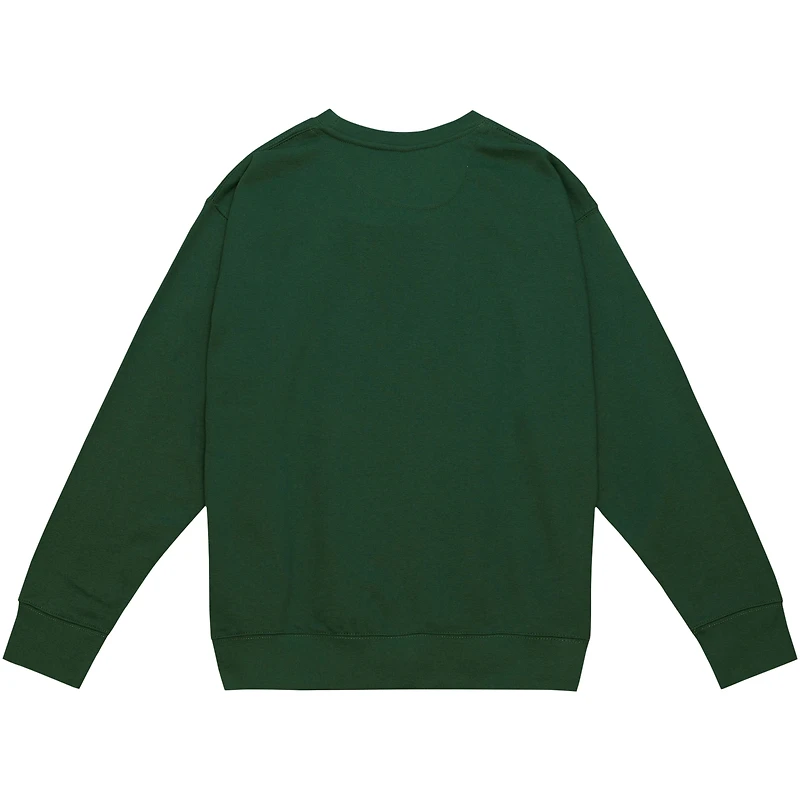 Sweat-shirt en molleton basique vert New York Jets de Mitchell & Ness pour homme