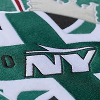 Men's Mitchell & Ness Green New York Jets London Throw It Back Fleece Sweatshirt