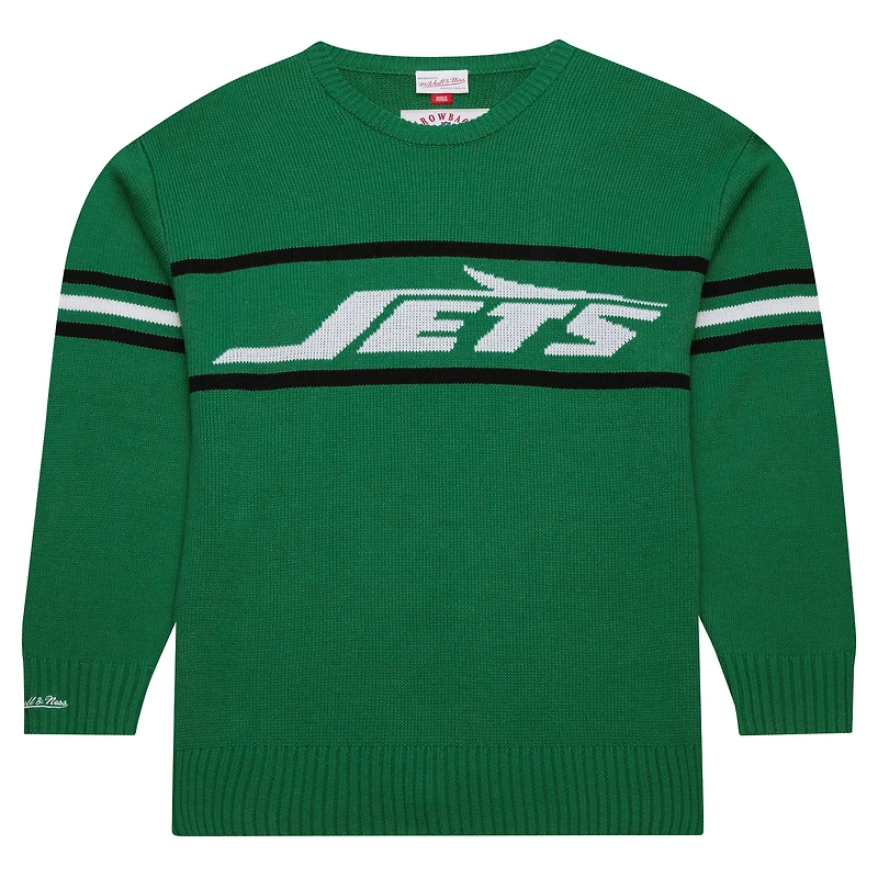 Pull-over rétro 1984 des New York Jets de Mitchell & Ness pour homme, vert