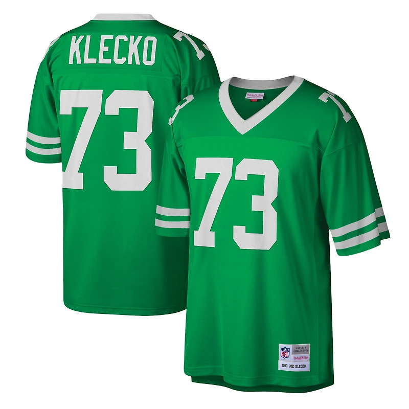 Maillot réplique Mitchell & Ness Joe Klecko vert Kelly des Jets de New York pour homme