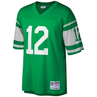 Maillot réplique Mitchell & Ness Joe Namath vert des New York Jets, grande taille, 1968, joueur retraité.