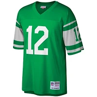 Maillot réplique Mitchell & Ness Joe Namath Kelly vert New York Jets Legacy pour hommes