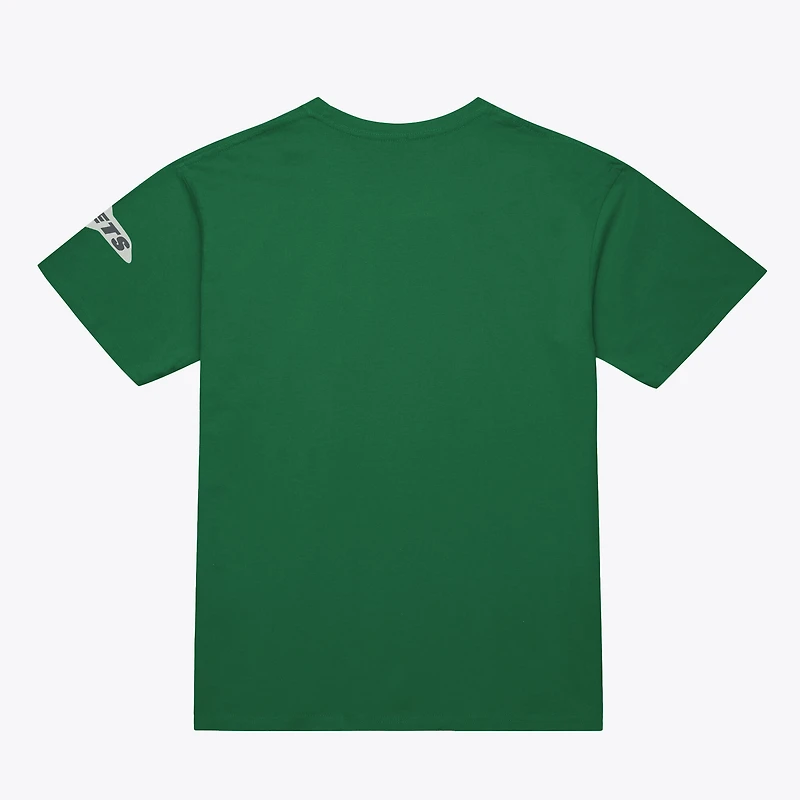 T-shirt classique Mitchell & Ness Kelly Green pour homme, représentant l'entraîneur-chef des Jets de New York