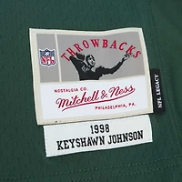 Men's Mitchell & Ness Keyshawn Johnson Green New York Jets Legacy Replica Jersey