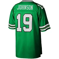 Maillot réplique Mitchell & Ness Keyshawn Johnson Kelly vert New York Jets Legacy pour hommes