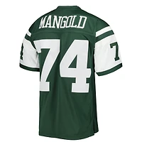 Maillot réplique Mitchell & Ness Nick Mangold vert New York Jets Legacy pour hommes