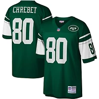 Maillot réplique Mitchell & Ness Wayne Chrebet vert New York Jets Legacy pour hommes