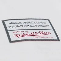 T-shirt Mitchell & Ness blanc pour homme des Jets de New York, « Jets à Londres » aller-retour