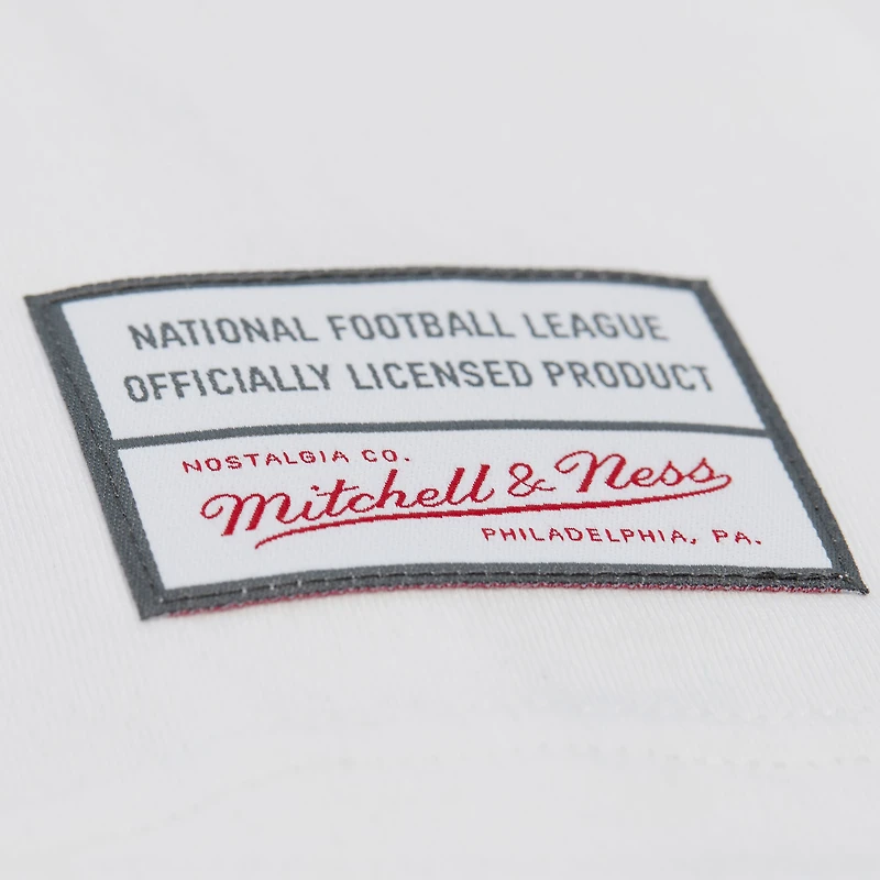 Men's Mitchell & Ness White New York Jets London There And Back T-Shirt