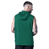 Men's MSX by Michael Strahan Green New York Jets Tri-Blend Rebound Sleeveless Hoodie