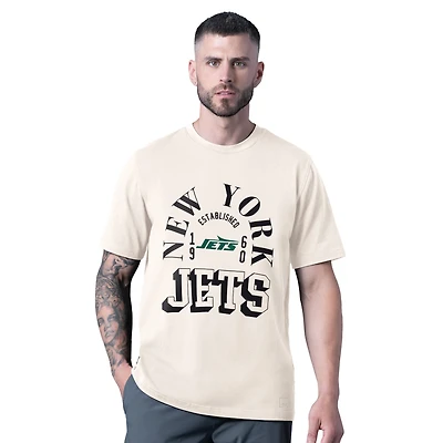 Men's MSX by Michael Strahan White New York Jets Whiteout Vintage T-Shirt