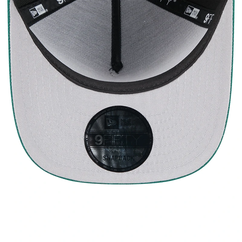 Casquette snapback New Era 9FIFTY noire/verte pour homme, New York Jets, repêchage NFL 2025