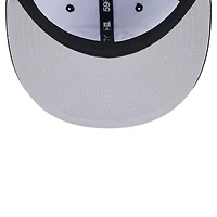 Men's New Era Black York Jets 2024 NFL Crucial Catch Plaid 59FIFTY Fitted Hat