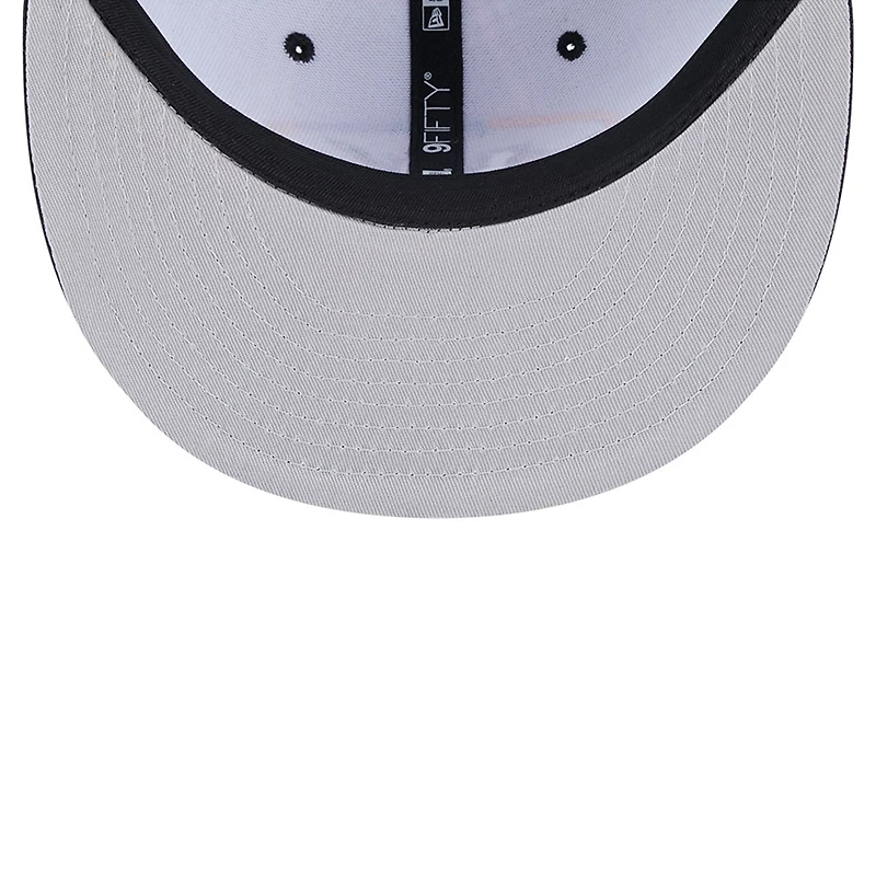 Casquette à visière plate noire New Era New York Jets 2024 Crucial Catch Plaid 9FIFTY pour homme
