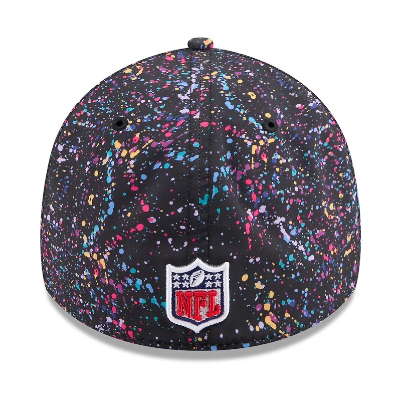 Men's New Era  Black York Jets 2025 NFL Crucial Catch 39THIRTY Flex Hat