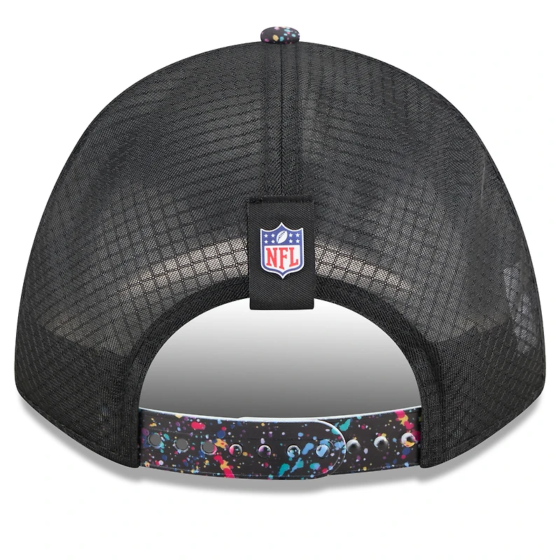 Casquette ajustable 9FORTY Crucial Catch 2025 NFL New Era noire des New York Jets pour homme
