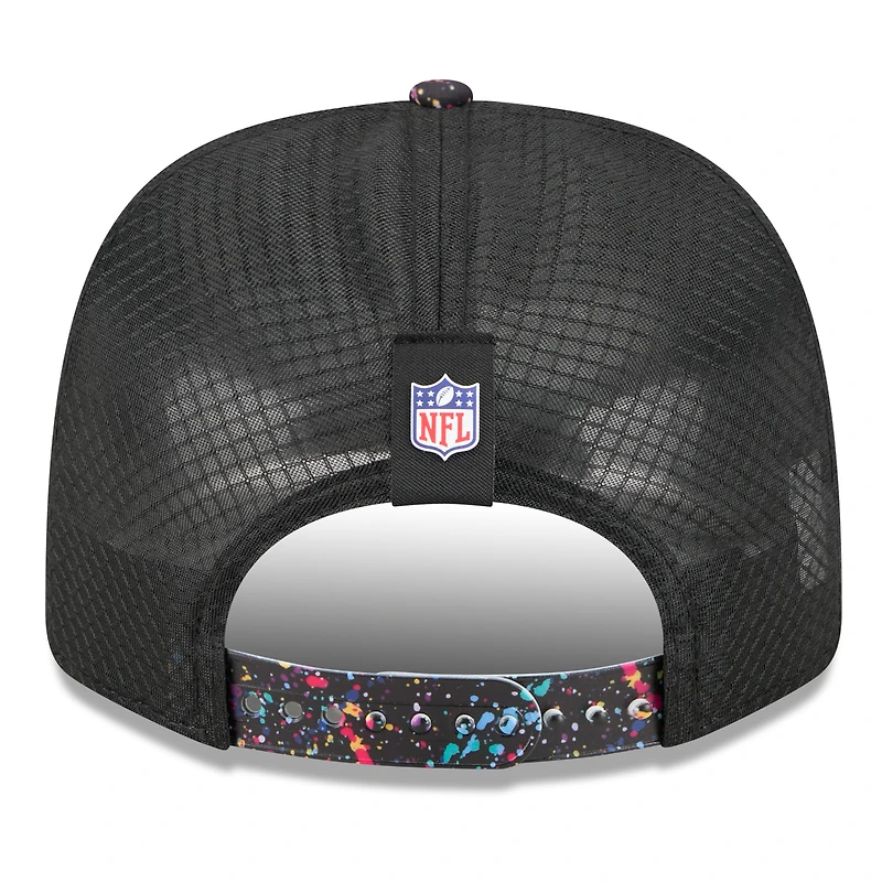 Casquette ajustable New Era noire New York Jets 2025 NFL Crucial Catch 9SEVENTY pour homme