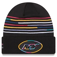 Bonnet à revers noir New Era New York Jets 2025 NFL Crucial Catch pour homme