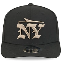 Casquette ajustable 9SEVENTY noire New Era pour homme, collection Rivalries 2025 des New York Jets