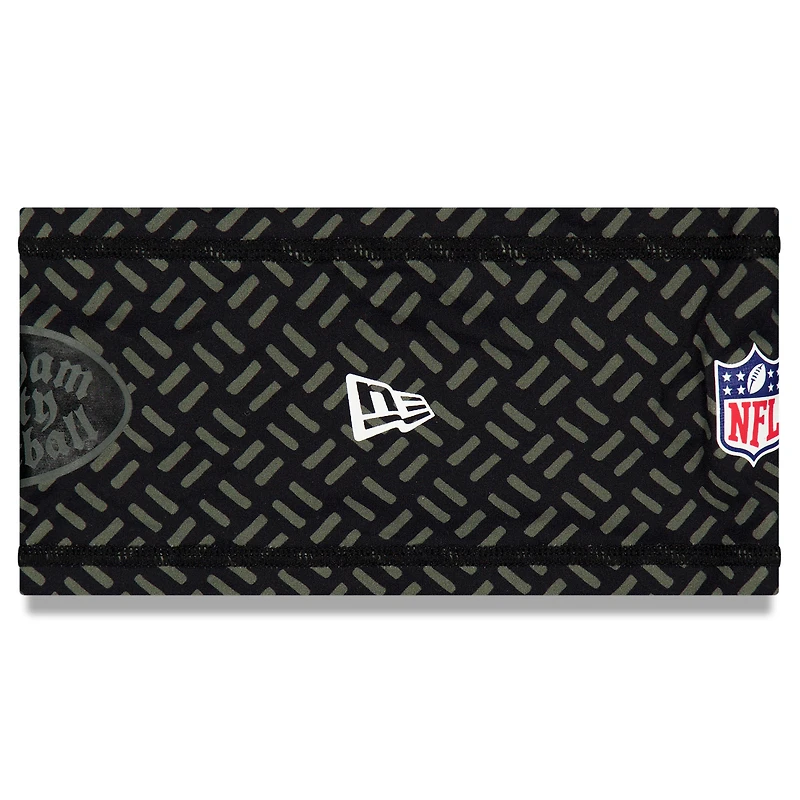 Bandeau noir New Era pour homme, collection Rivalries 2025, New York Jets