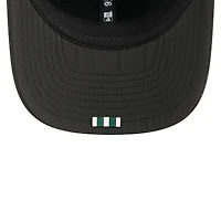 Casquette ajustable noire New Era 9SEVENTY Trucker des New York Jets 2025 Sideline pour homme