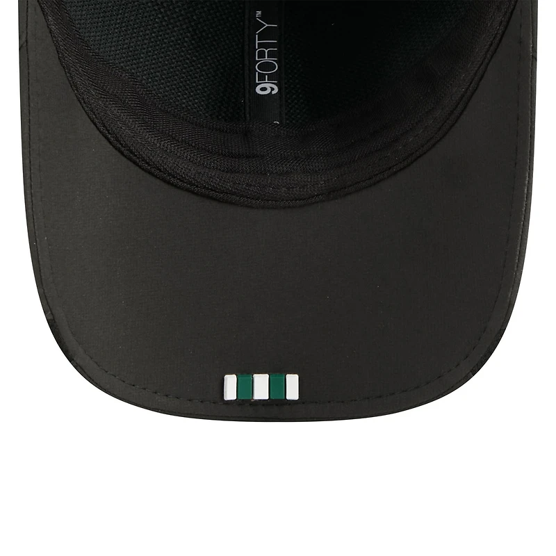 Casquette ajustable New Era noire New York Jets 2025 Sideline M-Crown 9FORTY pour homme