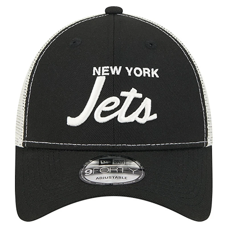 V107988 JET BLKMSH NFL Apple 9FORTY Trucker HATMENSTR 70942535 #1