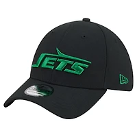 Casquette New Era verte York Jets Core Team 39THIRTY Flex pour homme