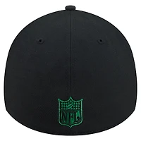 Men's New Era  Green York Jets Core Team 39THIRTY Flex Hat