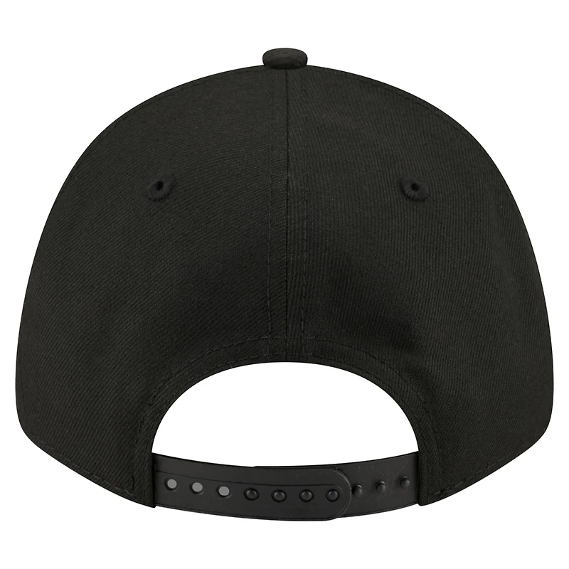 Casquette ajustable New Era 9FORTY noire pour homme, York Jets Core Team