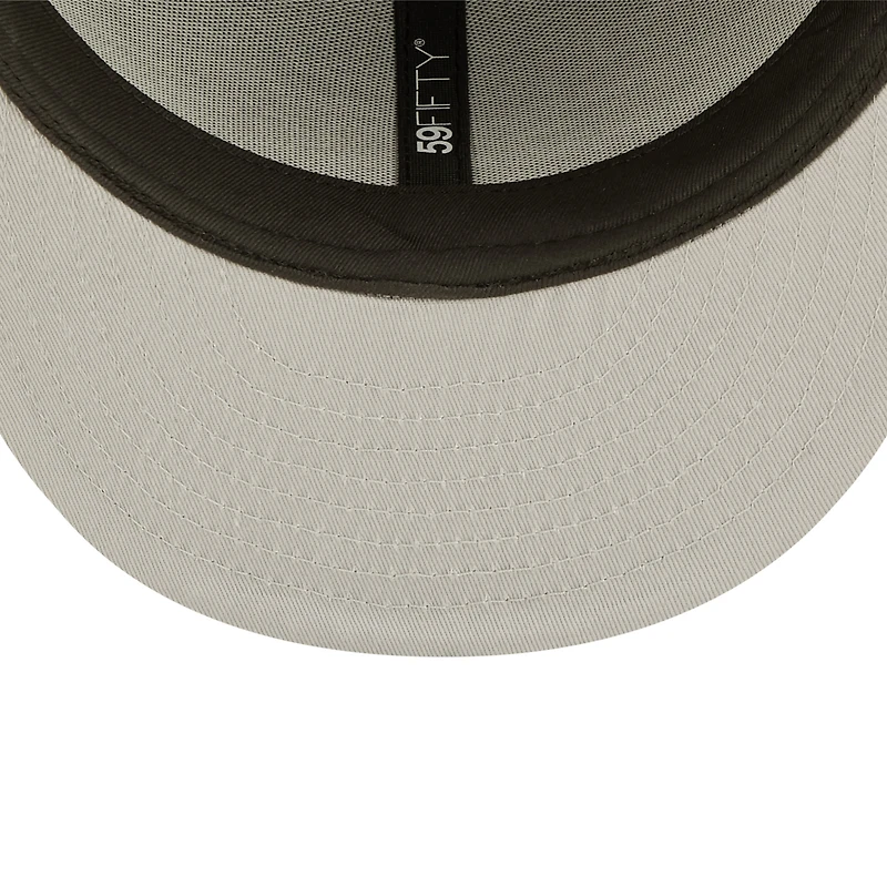 Men's New Era Black York Jets  Flawless 59FIFTY Fitted Hat