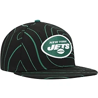 Casquette ajustée noire New Era York Jets Geo 59FIFTY pour hommes
