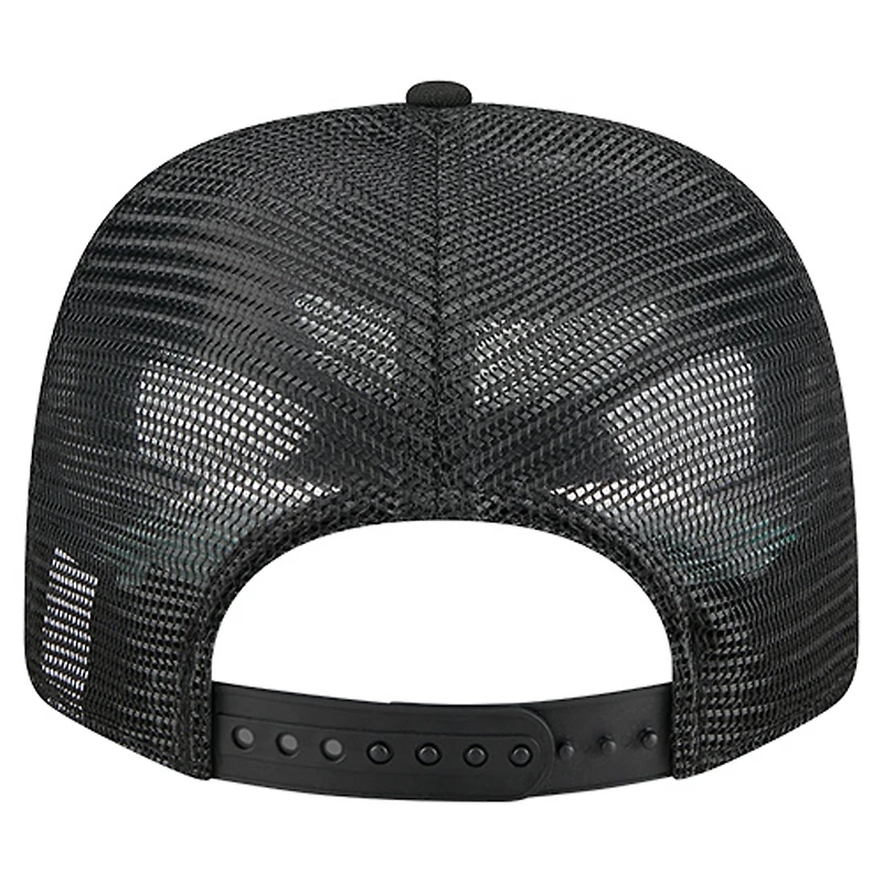 Men's New Era Black New York Jets Liberty 9SEVENTY Adjustable Trucker Hat