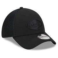 Men's New Era Black  York Jets Main Neo 39THIRTY Flex Hat