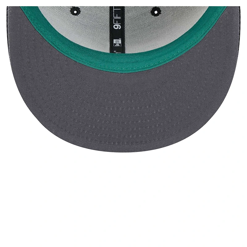 Casquette à visière plate 9FIFTY noire New York Jets de New Era pour homme