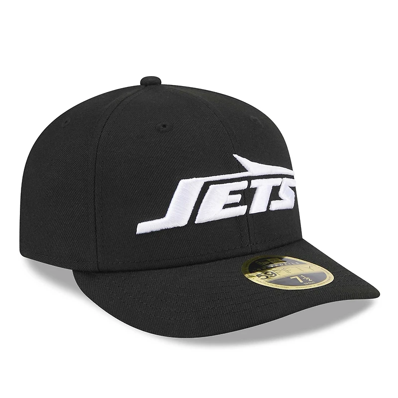Casquette ajustée 59FIFTY New Era York Jets Omaha Low Profile pour hommes