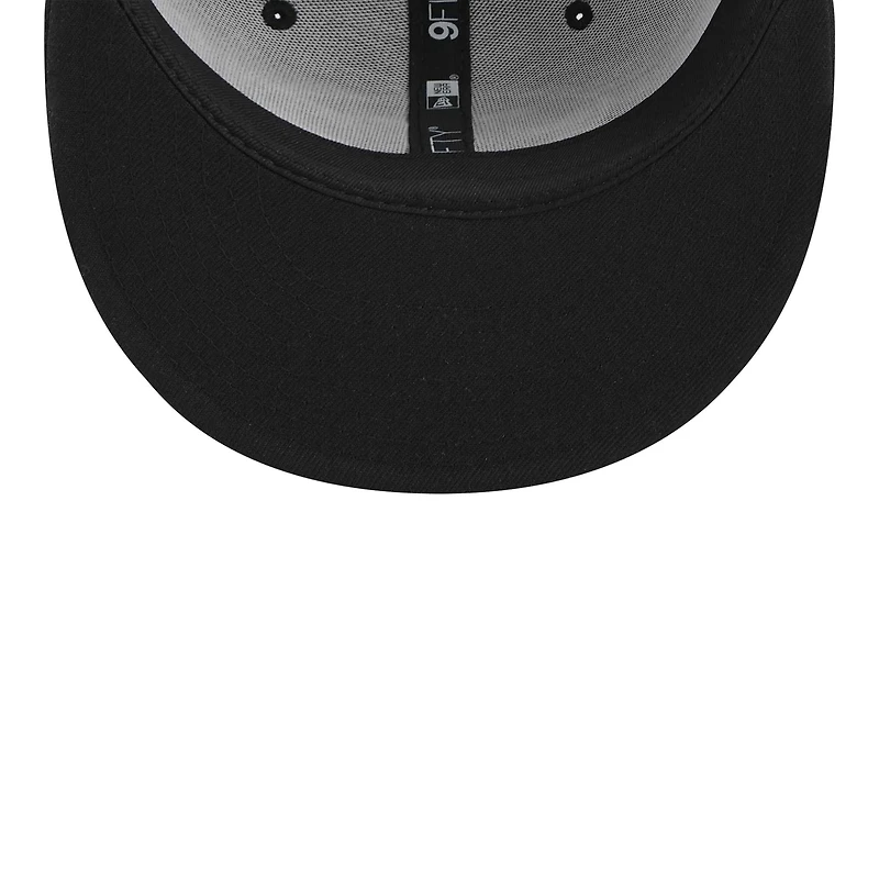 Casquette Snapback 9FIFTY New Era New York Jets Shade Trucker noire pour hommes