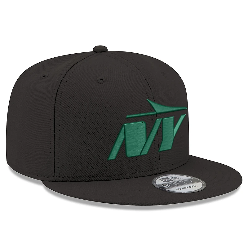 Men's New Era Black New York Jets Standard 9FIFTY Snapback Hat