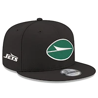 Casquette snapback standard 9FIFTY New York Jets New Era noire pour hommes