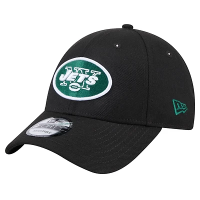 Men's New Era Black New York Jets The League 9FORTY Adjustable Hat