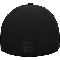 Casquette ajustée 59FIFTY II à profil bas New Era pour hommes, logo noir des York Jets, sur