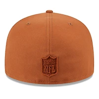Casquette ajustée 59FIFTY New Era York Jets pour hommes, marron