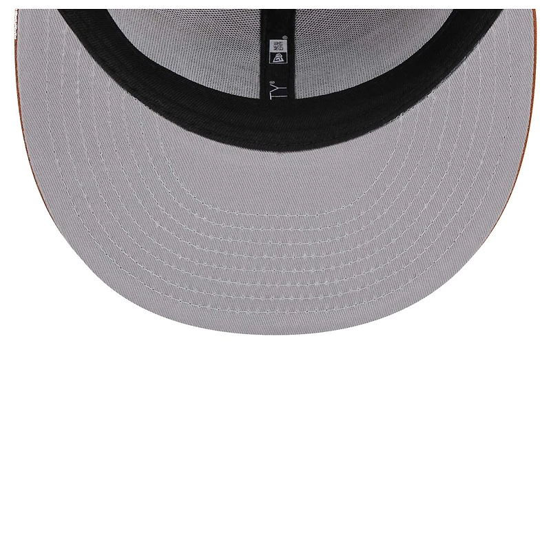 Casquette Snapback 9FIFTY New Era New York Jets pour hommes, marron