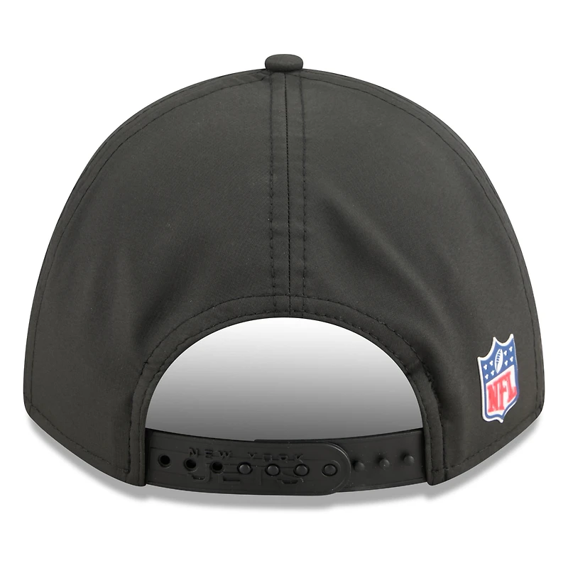 Men's New Era Charcoal New York Jets 2025 Sideline Cold Weather 9FORTY M-Crown Adjustable Hat