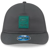 Men's New Era Charcoal York Jets 2025 Sideline Cold Weather Retro Crown 59FIFTY Fitted Hat