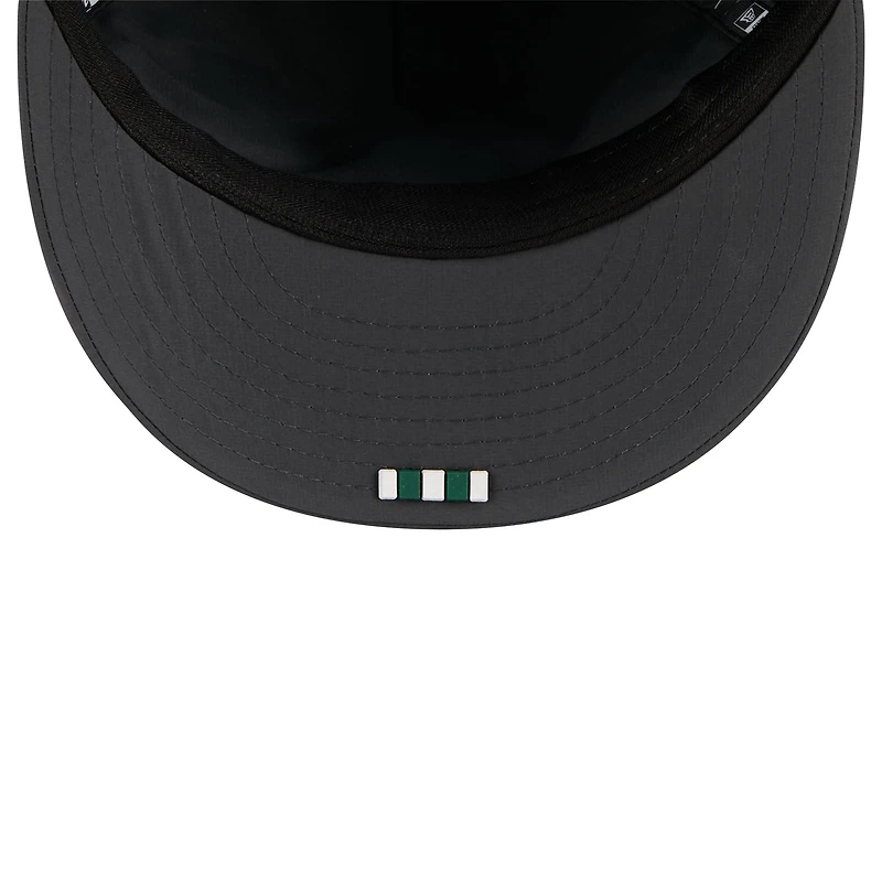 Casquette ajustée New Era 59FIFTY anthracite York Jets 2025 Sideline Retro Crown pour homme