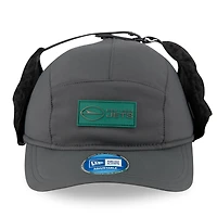 Men's New Era Charcoal New York Jets 2025 Sideline Cold Weather Runner Dog Ear Adjustable Hat
