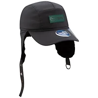 Men's New Era Charcoal New York Jets 2025 Sideline Cold Weather Runner Dog Ear Adjustable Hat