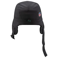 Men's New Era Charcoal New York Jets 2025 Sideline Cold Weather Runner Dog Ear Adjustable Hat