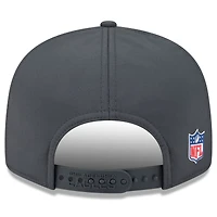 Men's New Era Charcoal New York Jets 2025 Sideline Cold Weather Split Panel 9FIFTY Snapback Hat